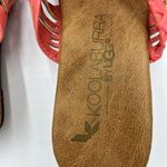 Koolaburra by Ugg  Coral Orange Die Cut Cork Mini Wedge Sandals Women’s Size 9 Photo 6