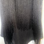 Black Fringe Bodysuit Photo 3