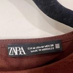 ZARA Brown Ruched BodyCon Midi dress  Medium Photo 6