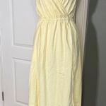 Universal Threads Universal Thread Light Yellow Maxi Dress Photo 0