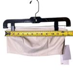 Good American Faux Leather Bandeau Top Womens Small (1) Bone Strapless GLBT070 Photo 3