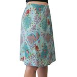 My Michelle Vintage 90s  Blue Floral Skirt Photo 5