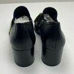 Paul Green  Womens SZ US 9 UK 6.5 Black Chunky Heel Penny Loafer Preppy NEW *FLAW Photo 13