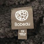 Bobeau Black Boucle Nubby Long Sleeve Mock Neck Sweater size 1X Photo 9