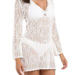 La Blanca  Women's Waverly Bell-Sleeve Cover-Up Dress Size Large NWOT Photo 1