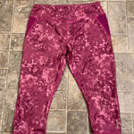 Reebok 2/$35 Purple  leggings‎ sz large Photo 0