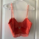 Aerie  Womens Bralette Lace Peach Wireless Bra Adjustable‎ Straps Size 34D NWT Photo 5