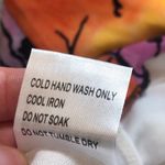 Princess Polly Purple Orange Yellow Tie Dye Mini Skirt Black Floral Size 8 Photo 5