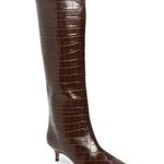 Schutz NEW  ABBEY KNEE HIGH BOOTS IN BROWN SZ 6.5 Photo 0