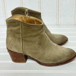Zadig & Voltaire  Molly Suede Wester Ankle boot Tan 377 Photo 12