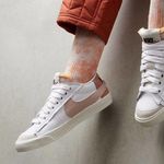 Nike Blazer Low 77 Jumbo Pink White Casual Lifestyle Shoes Women's 11 DQ1470-102 Photo 8