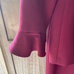 EUC Beautiful Moda International Burgundy suit. Size 0 Photo 1