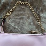 Juicy Couture NWT-  Pink and Cream Heritage Velvet Clutch with Gold Chain Photo 2