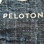 Peloton Stardust Tweed Sports Bra Logo High Neck Mesh Key Hole Back Size Small Photo 4