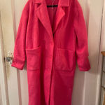 Pink long coat Photo 0