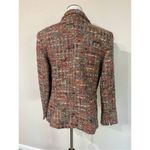 Alouette women jacket 3 buttons pocket made in France size 5 fit US size 10 Orange Photo 2