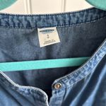 Old Navy  Blue Denim Sleeveless Top Photo 2