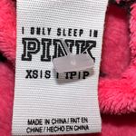 PINK - Victoria's Secret  Fuzzy Pink Robe with black polka dots Photo 5