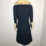 Vtg Rothchild's Selma Alabama Black Wool Princess Coat Mink Fur Shawl Collar Size undefined Photo 6