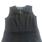 Tory Burch  Adriana Black Sleeveless Wool Silk Lace Dress Sheath Size XS Women's Photo 2