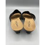 Minnetonka Black Strappy Wedge Slip On Sandals Womens 8 Photo 2