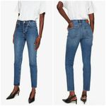 ANINE BING ππ Sonya Jean ~ Button Fly Mid Indigo Blue 27 NWOT Photo 2