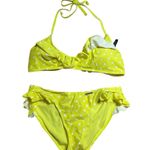 U.S. Polo Assn. US Polo Ralph Lauren Yellow Polka Dot Halter Bikini Set Women’s US S Photo 0