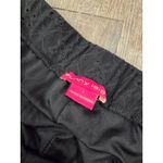 Sunny Leigh  Black Eyelet Shorts-Lined Cropped Women's Pants Large Photo 3