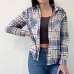 BDG Blue & White Vintage Flannel Photo 0