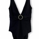 Ralph Lauren Lauren  Women’s Black Deep V Swimsuit  Photo 0