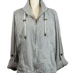 Dress Barn White & Gray Jacket Size XL Photo 0