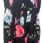 Old Navy Black Camisole Dress with Pink and White Floral Design Photo 3