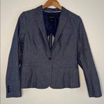 Banana Republic NEW  Classic Fit Blazer Blue Chambray Preppy Office Chic Casual Photo 0