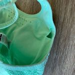 Gymshark  Energy Seamless Sports Bra Light Green Mint Strapy Eyelet Contour S Photo 12