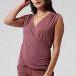 Athleta Wrap Tank Tawny Rose Sleeveless Top Photo 0