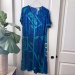 VTG La Cera Oriental Gauze Midi Kaftan Dress Medium Photo 23