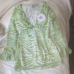 Princess Polly  Green Zebra Dress Photo 2