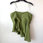 Parker ‎ Delilah Strapless Asymmetrical Top Calliste Green 14 Photo 5