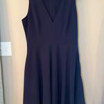 Dress the Population  Catalina Sleeveless Fit & Flare Dress Midnight Blue Size XL Photo 2