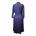 Mossimo Denim #766 Mossimo Women's Large Blue White Piping Stitching Dress Photo 3