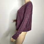 Victoria's Secret  Purple Lace Crewneck Sweater Photo 1