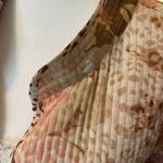 Alfred Dunner  reversible lightweight mandarin collar blazer in pink & tan print. Photo 4