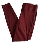One 5 One ‎ Burgundy Straight Leg Slacks  Size Medium Pull On Photo 0
