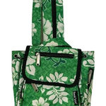 Hawaii Spirit Mini Backpack Green White Flowers Adjustable straps Photo 0