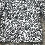 Leslie Fay  Personal Vintage Two Piece Skirt Set Black & White 14 Photo 4