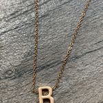 Letter B necklace and earring set Photo 0