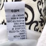 Blair White Nylon Windbreaker Floral Embroidered Pocket M Photo 7