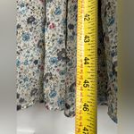 Maronnie ditsy floral blue midi dress long sleeve flowy lightweight babydoll S Photo 7