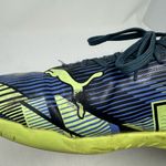 Puma  Future 7 Indoor Soccer Shoes Size 8.5 Gray Skies Elektro Purple Photo 8