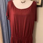 Evelie Burgundy Jumpsuit Size 1X Photo 4